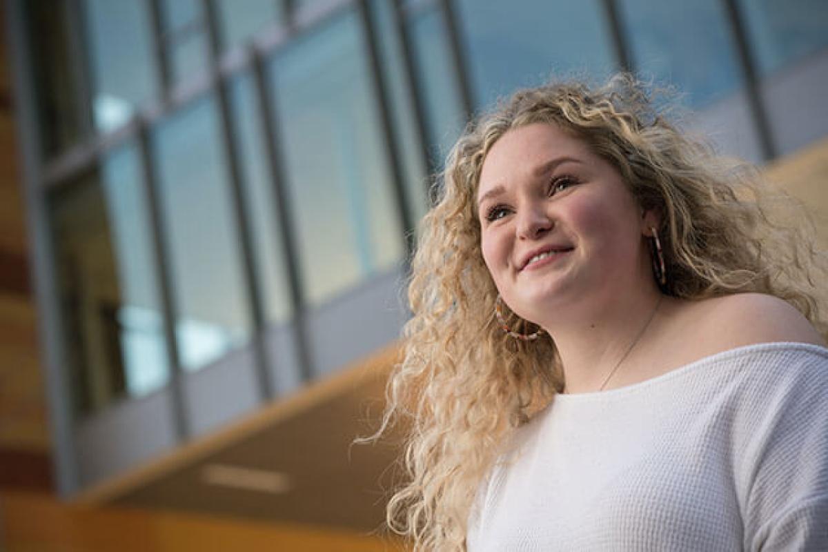 Westfield State University student, Gabby Trudeau