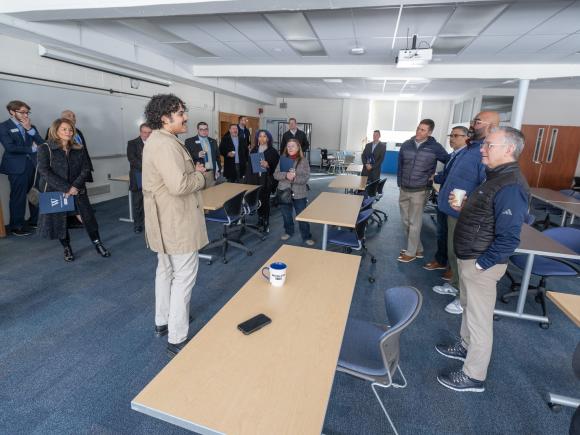Westfield State Student Government Association hosting Massachusetts legislators.