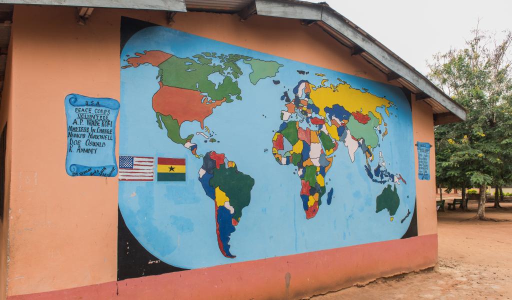 World Map- Photo courtesy of the United States Peace Corps Media Library